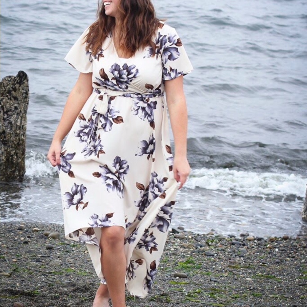 Floral Hi/Low Dress